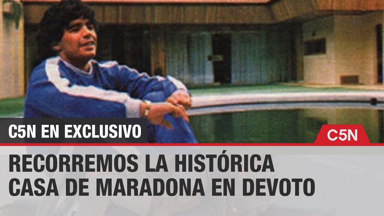 C5N RECORRIÓ LA HISTÓRICA CASA DE DIEGO MARADONA EN DEVOTO EN LA PREVIA DEL PARTIDO DE ARGENTINA
