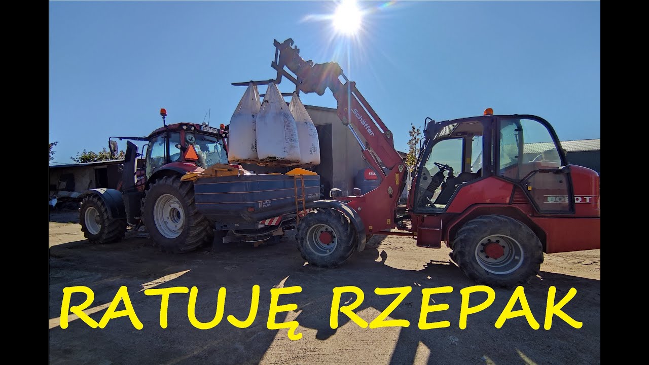 NA RATUNEK RZEPAKU II VALTRA T154 & BOGBALLE  M35 PLUS II NAWOZY+ODŻYWKI #5