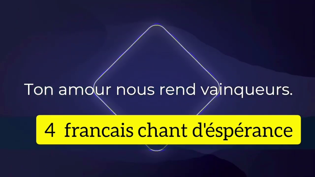 On n'adore pas encore - 4 Français chant D'ESPERANCE - Adoration et Louange