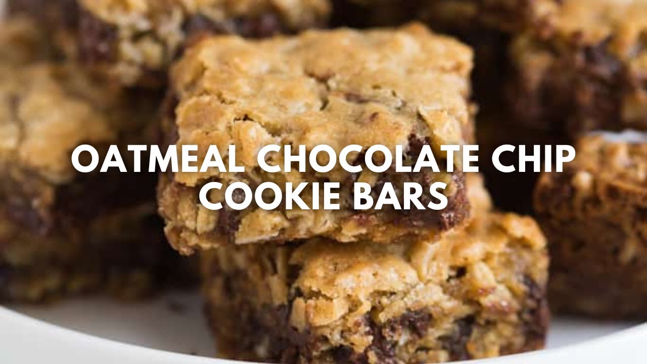 Oatmeal Chocolate Chip Cookie Bars