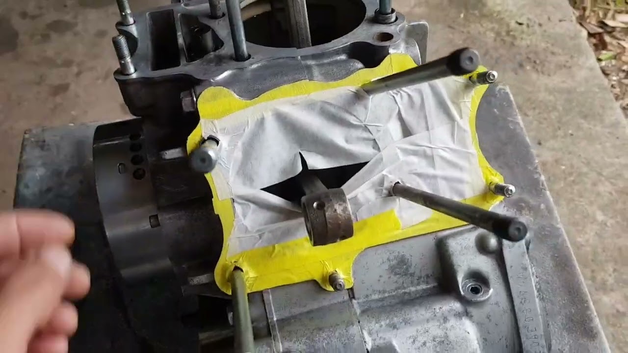 RESTAURAÇÃO KAWASAKI VULCAN VN 750 (PINTURA DO MOTOR)