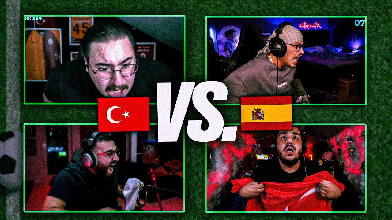 ABDU & MERT RASTEN AUS 🤬 TÜRKEI VS. SPANIEN WATCHPARTY MIT MERT, ABDU & ONURCAN 🇹🇷 🇪🇦