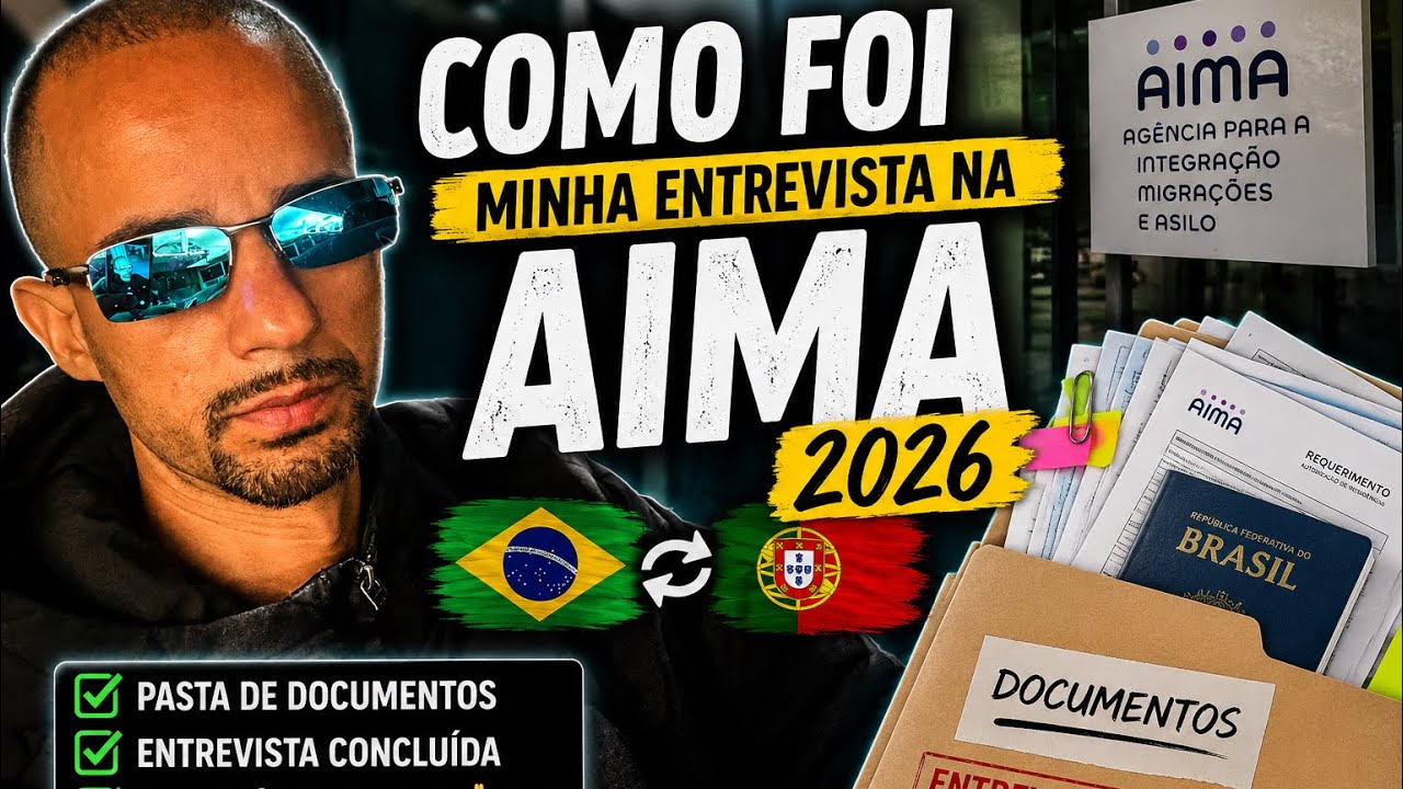 Minha Entrevista na AIMA 2026 🇧🇷&harr;️🇵🇹