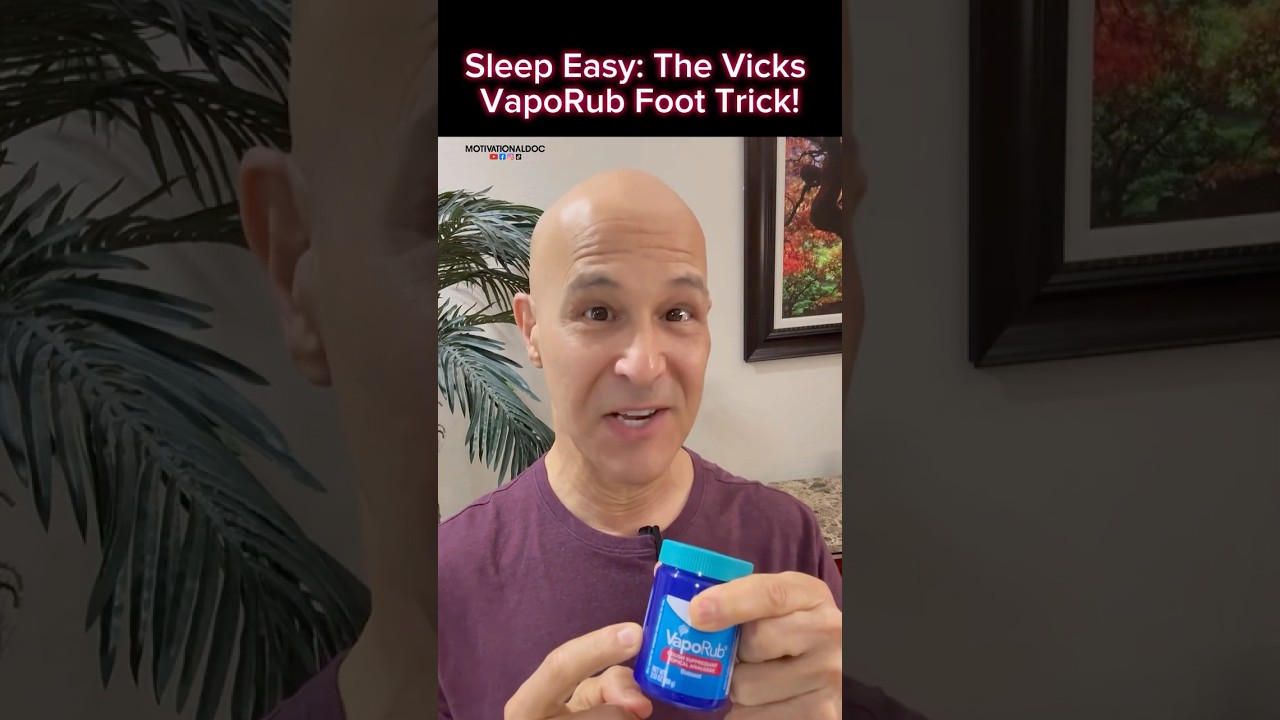 Spokojny sen: Trik z maścią Vicks VapoRub na stopy! Dr Mandell