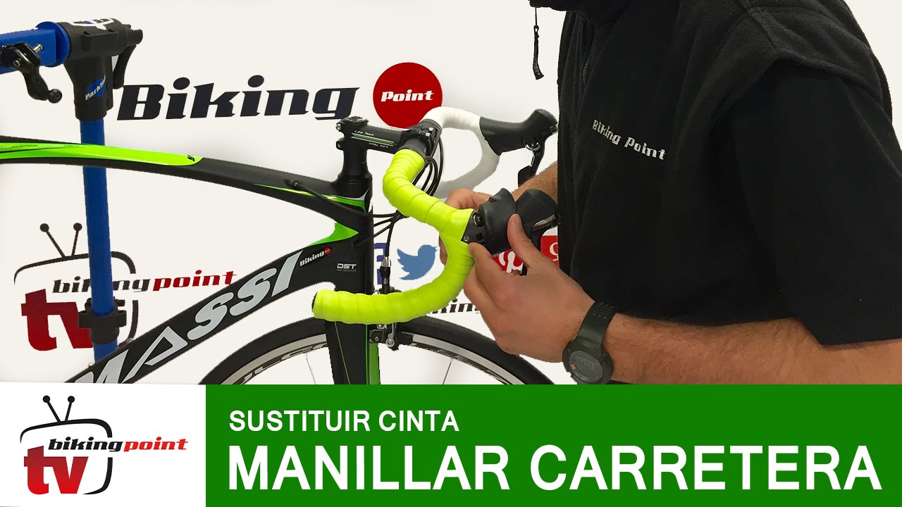 Poner cinta manillar bici de carretera