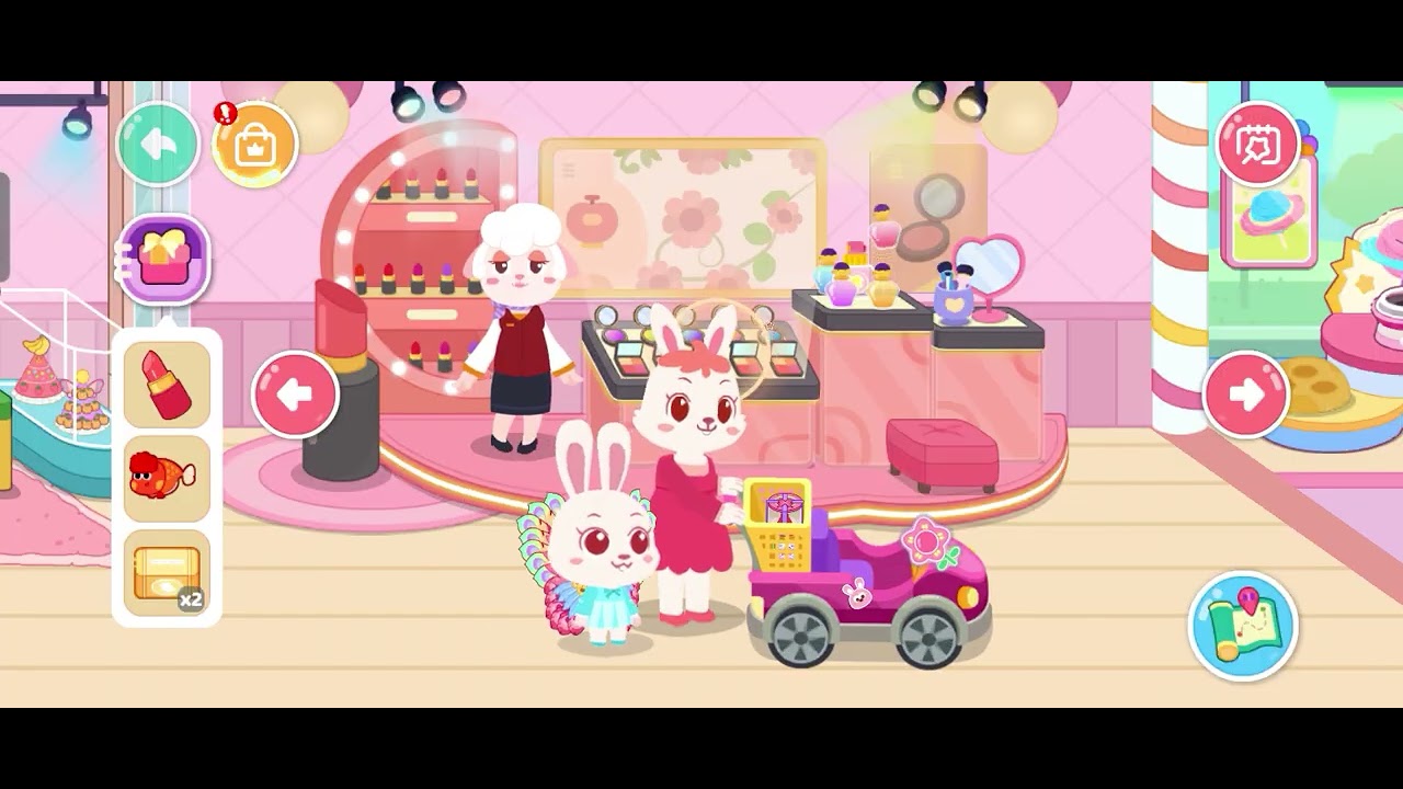 IBU DAN BAYI KELINCI BERBELANJA! #gaming #babybus 