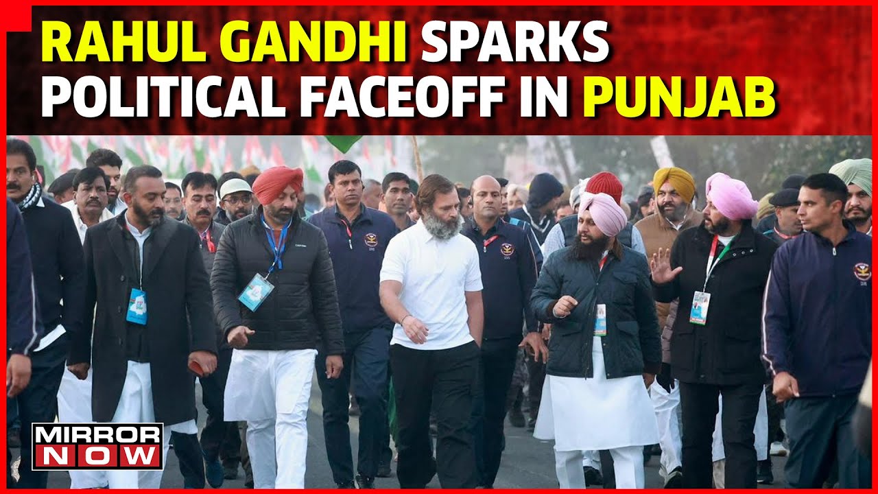 War Of Words Between Congress And AAP In Punjab | CM Mann Reacts To Rahul Gandhi's Delhi Remote Jibe