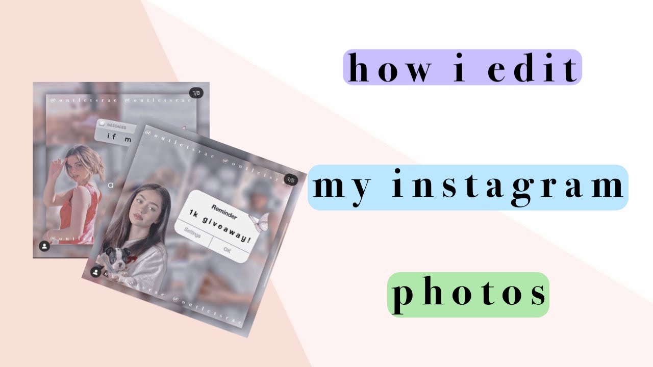 How I Edit My INSTAGRAM Photos || How to edit Instagram photos || Aesthetics With Me
