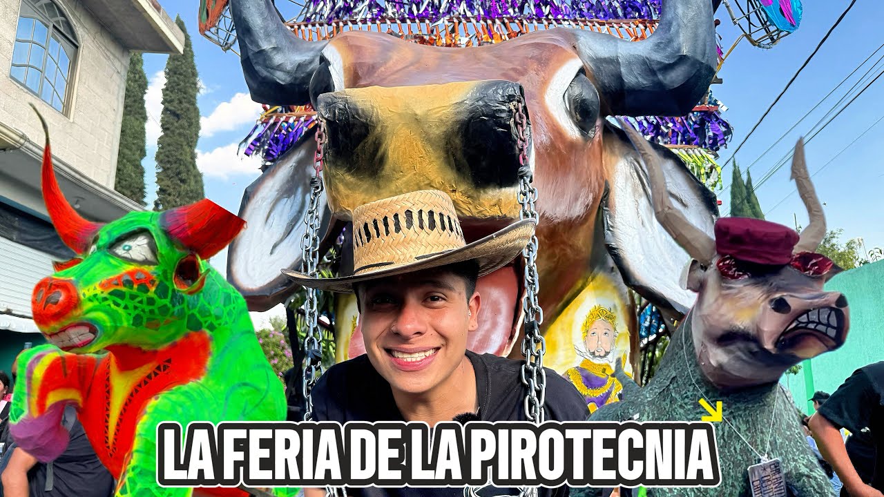 Fui a la QUEMA DE TOROS en Tultepec!!🔥🐂