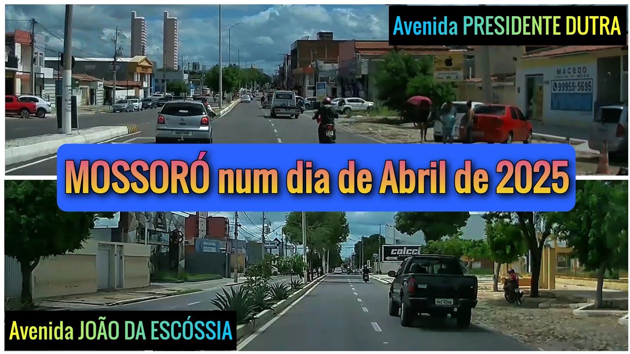 Mossoró RN num dia ensolarado de Abril de 2025 (Bairros da cidade)