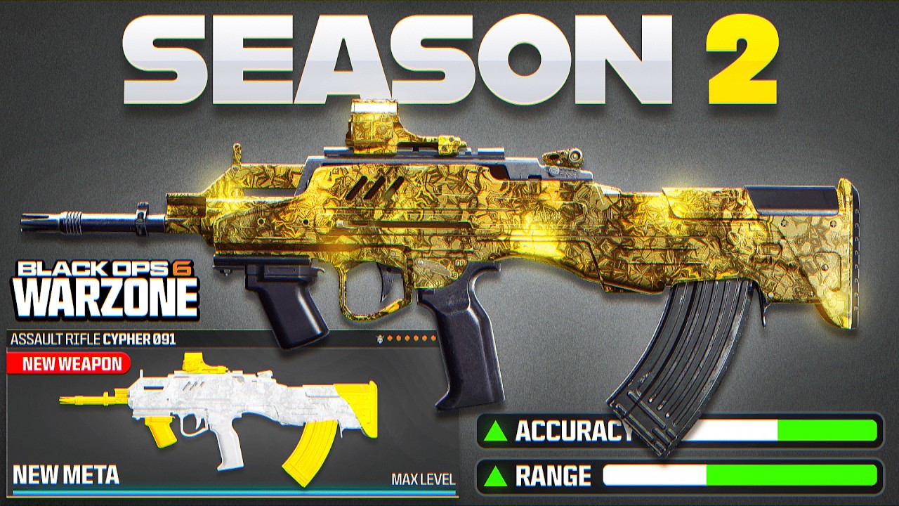 *NEW* CYPHER 091 AR CLASS in WARZONE 4 & BO6 (Season 2 Best Cypher 091 Meta Loadout)