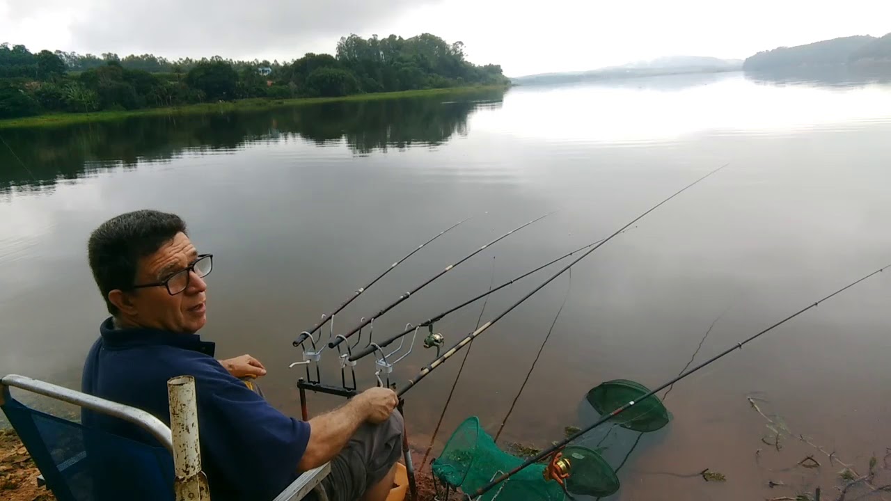 Pesca de tilápia/ vila moraes/ pescador mogiano