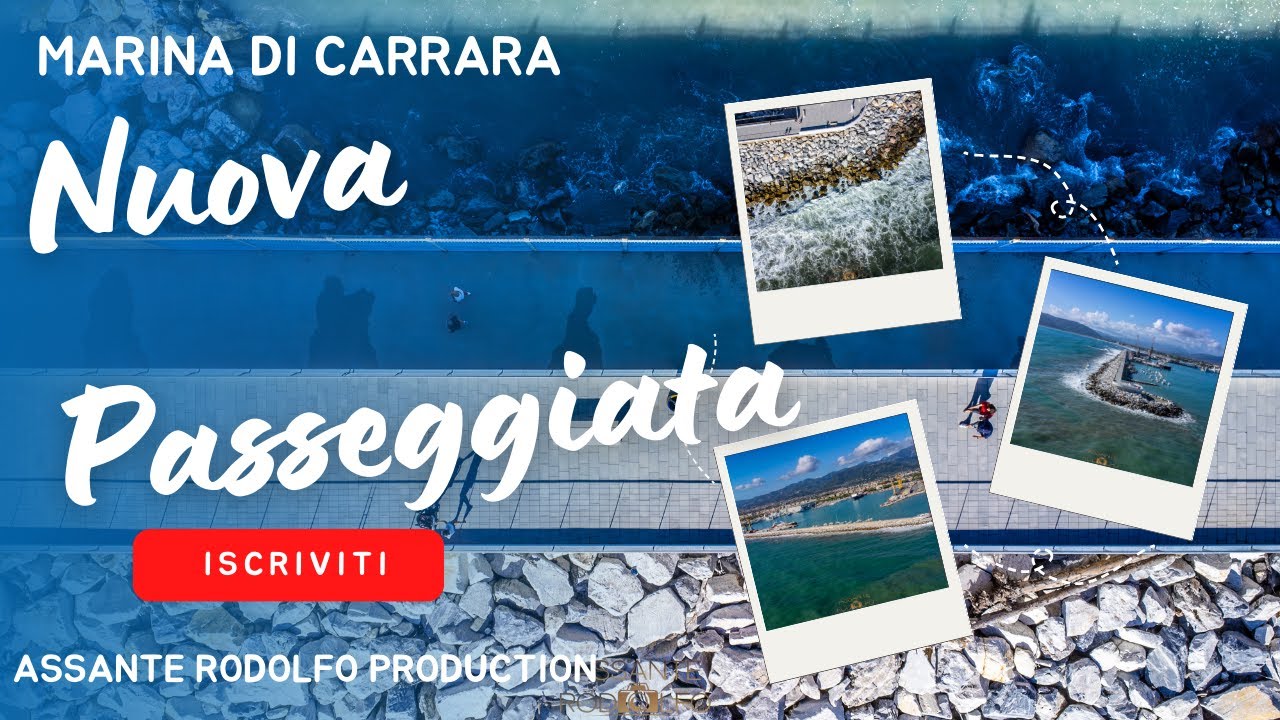 Nuova passeggiata al porto - Marina di Carrara