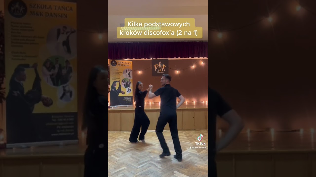 Kilka podstawowych krok&oacute;w najpopularniejszego tańca użytkowego - discofox&rsquo;a (2 na 1) 🔥