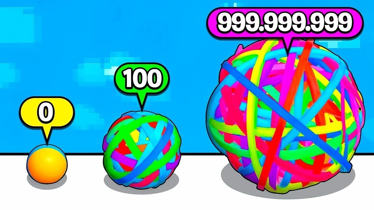 Cree una PELOTA de ELÁSTICOS INFINITOS!