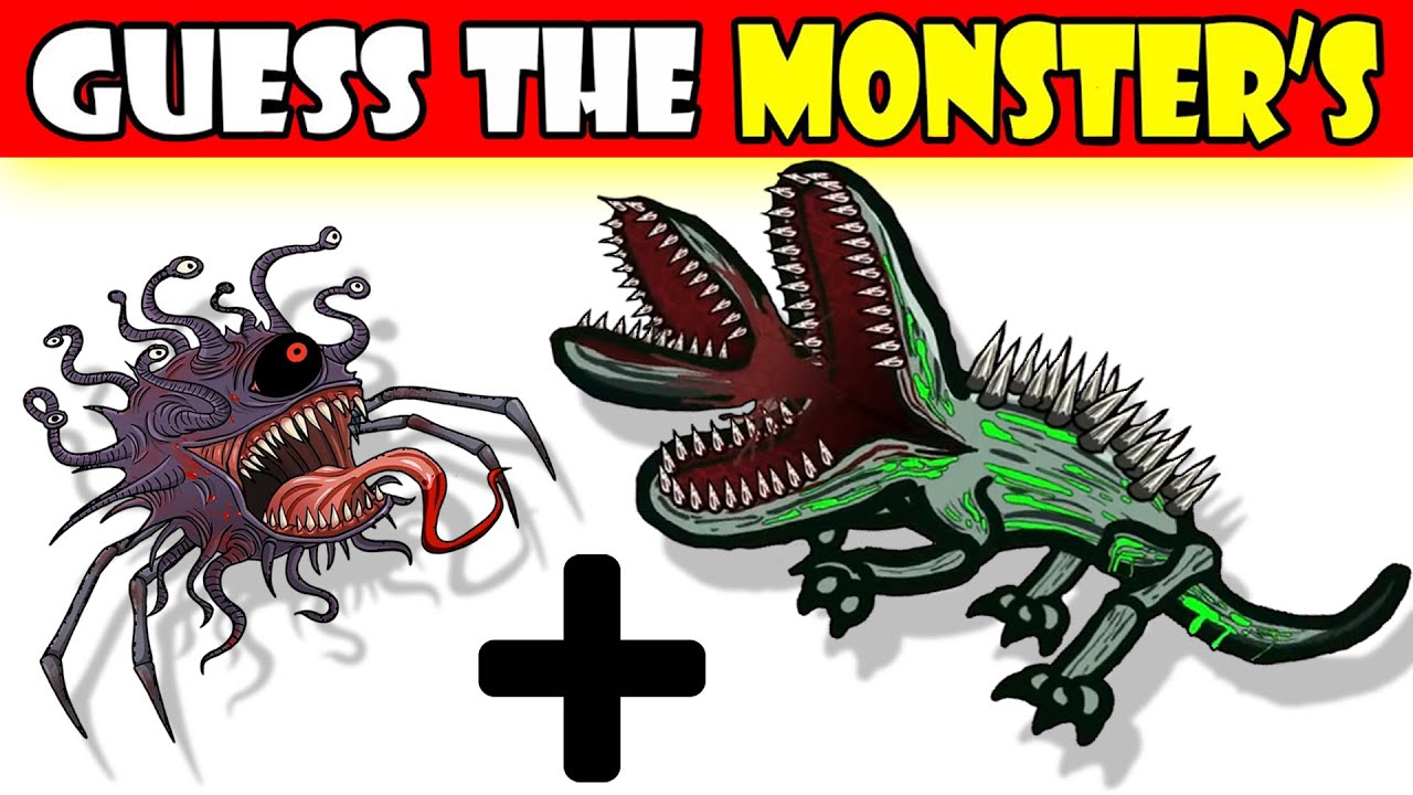Guess The MONSTER By EMOJI & VOICE | Zoochosis Horror Game | Komodo Dragon + Sea Urchin Monster
