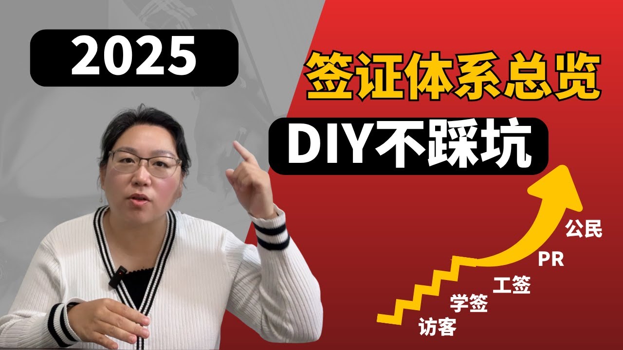 2025加拿大签证与移民全解析｜访客签、学签、工签、PR一步看懂！DIY申请也能成功！