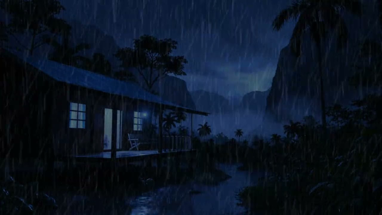 Fall Asleep Instantly 😵 Heavy Rainstorm That Will Shut Your Brain Off