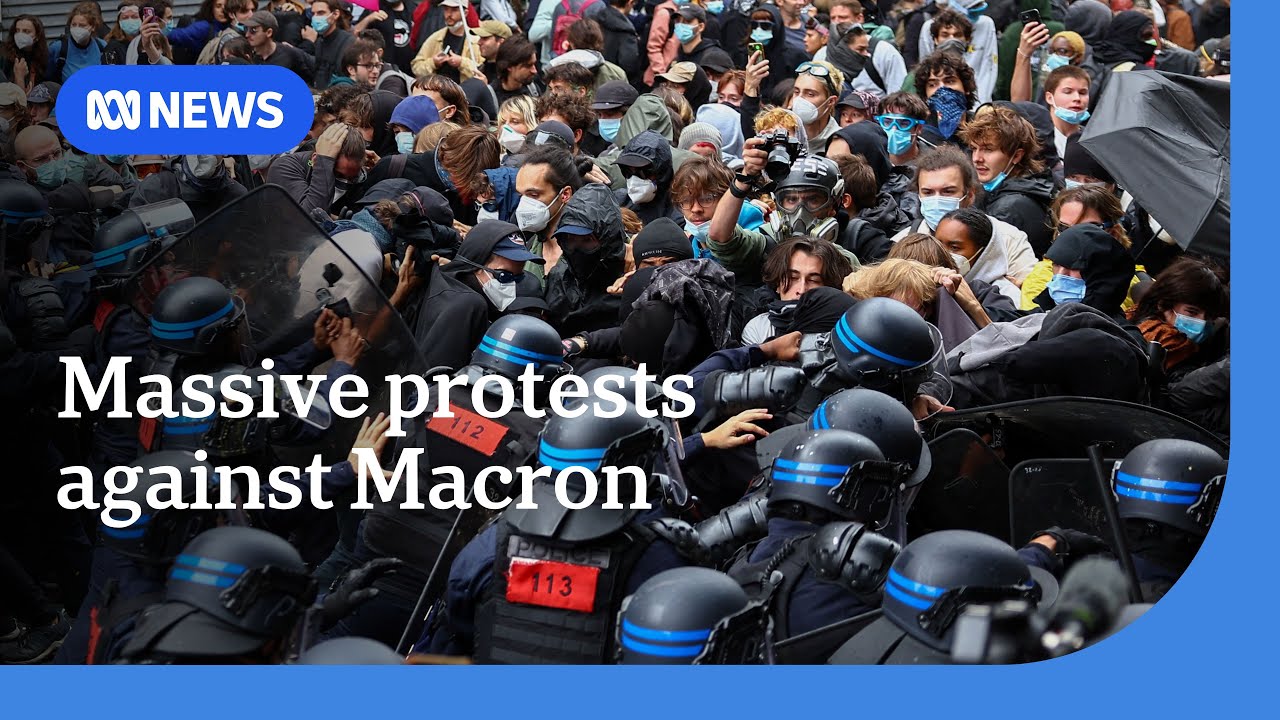 ‘Block Everything’ protests erupt in France as anger towards Macron intensifies | ABC NEWS