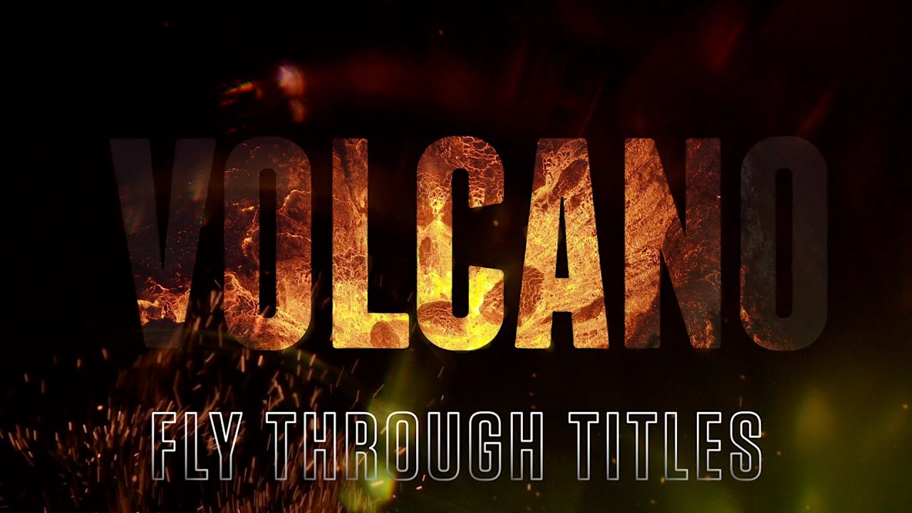 After Effects Tutorial Fly Through Title