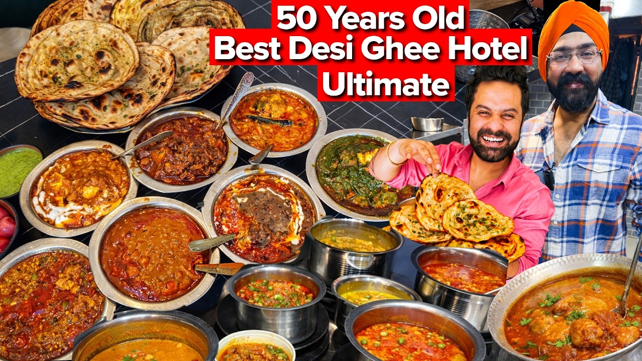 GURGAON’S DOUBLE TADKEIN KA DESI GHEE MAAL AT TERA HOTEL. 100 Mai se 100 NUMBER. Indian Food