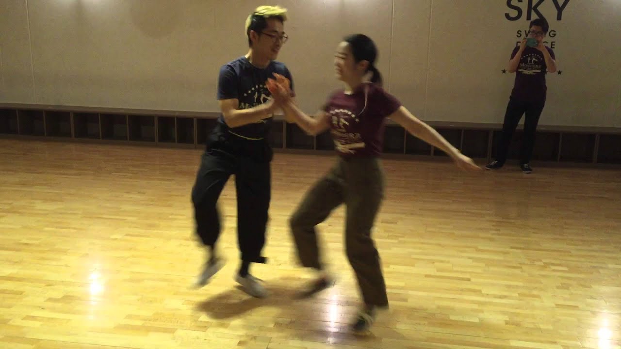 2015.03.31 Lindyhop Intermediate, #Charleston variation - JeongWoo & Crystal @ SKY Swing