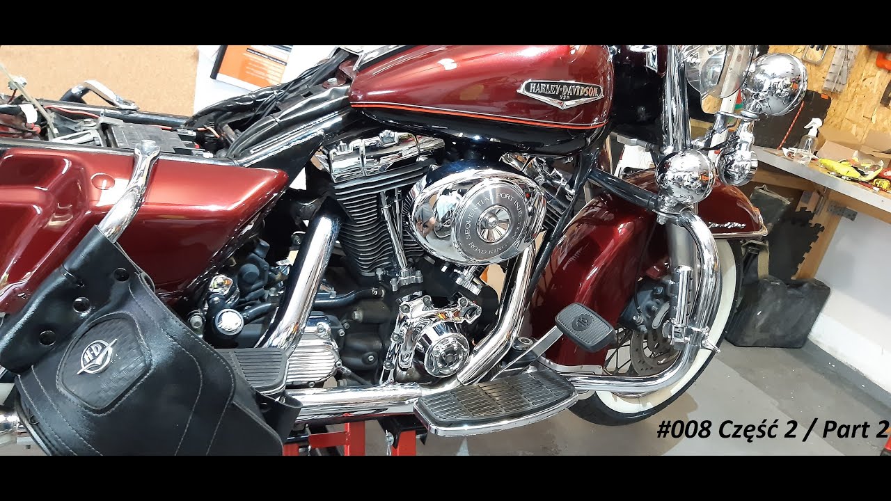 #008 Part 2 Road King 2002 Uszczelnienia rockersów odpowietrzenia/ Rocker box sealings and breathers