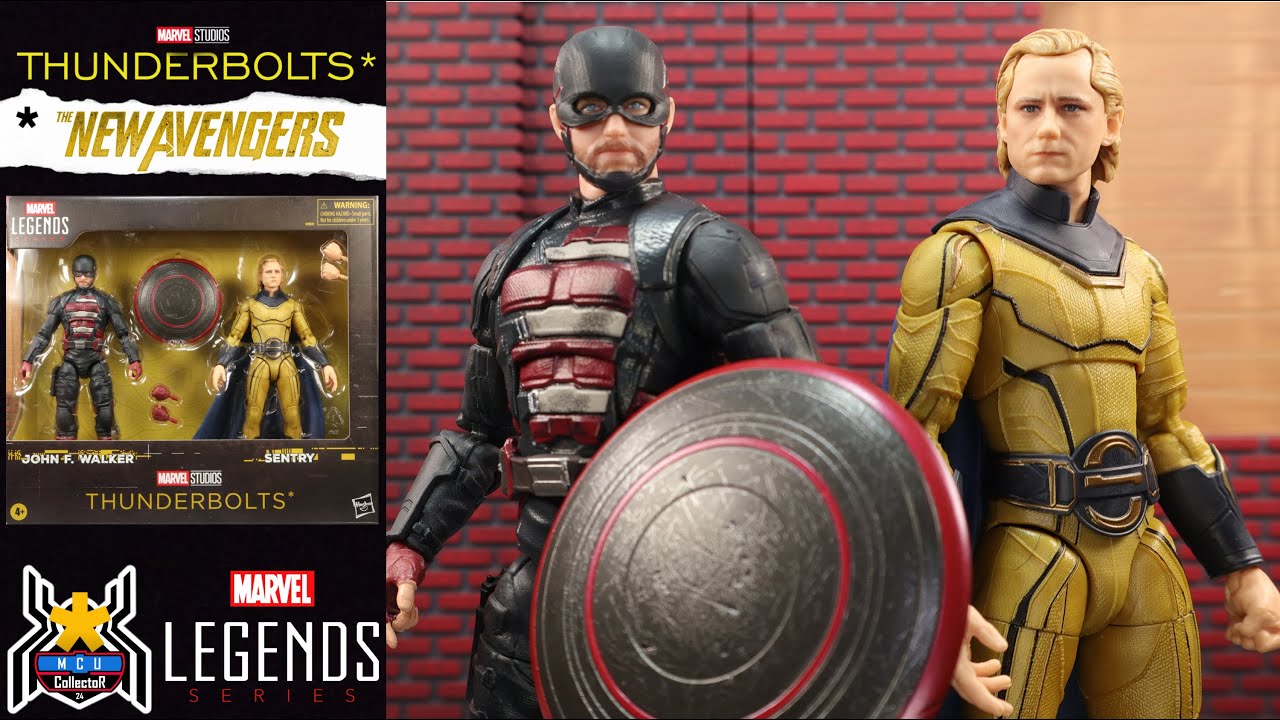 Marvel Legends Thunderbolts* JOHN WALKER USAgent & SENTRY *The New Avengers MCU 2-Pack Figure Review