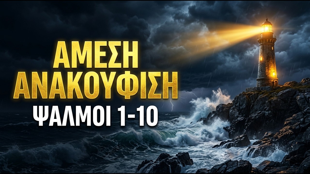 [ΑΜΕΣΗ ΑΝΑΚΟΥΦΙΣΗ] | Νικήστε την αϋπνία και το άγχος με τη δύναμη του Θεού | Ψαλμοί 1-10