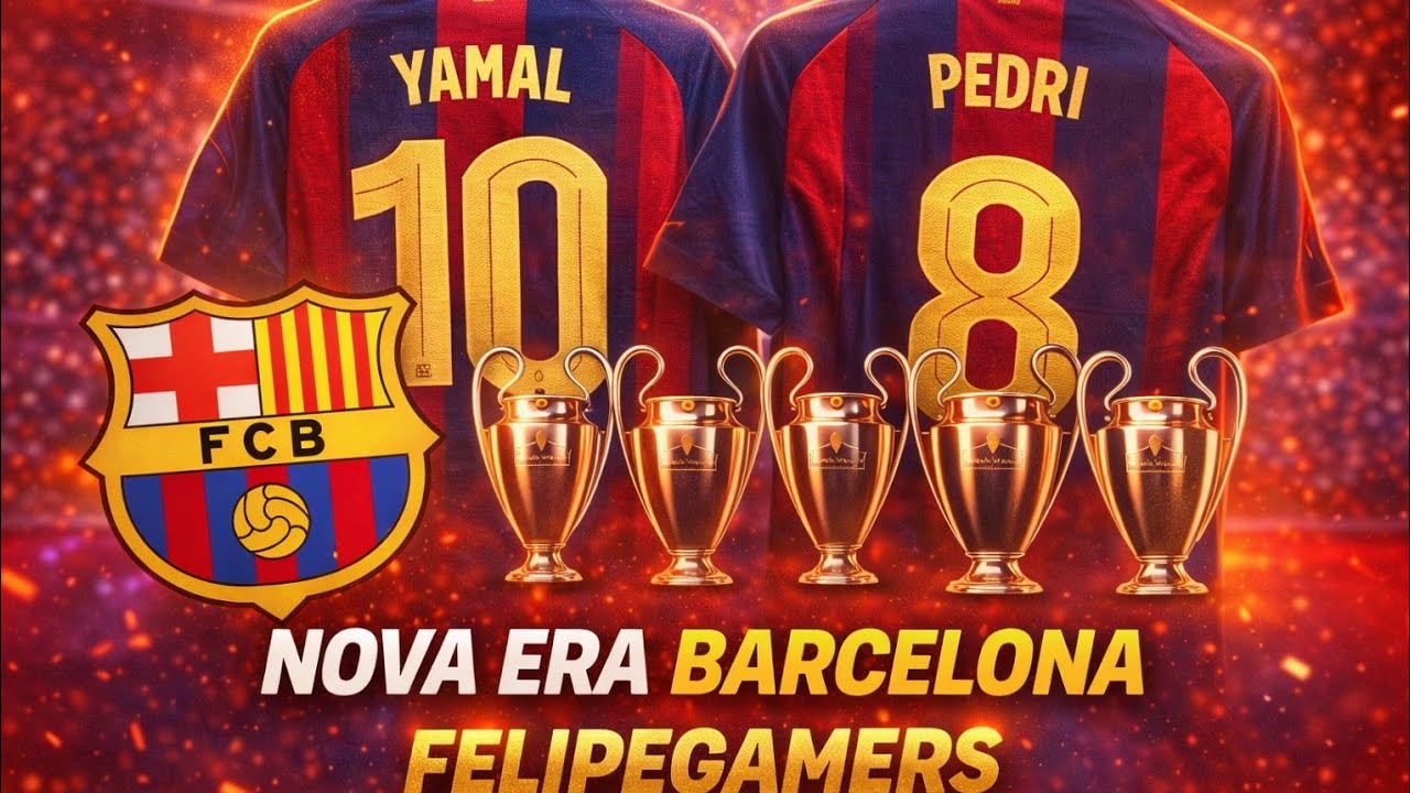 Modo Carreira Realista FC 26: A Nova era Barcelona Yamal e pedri