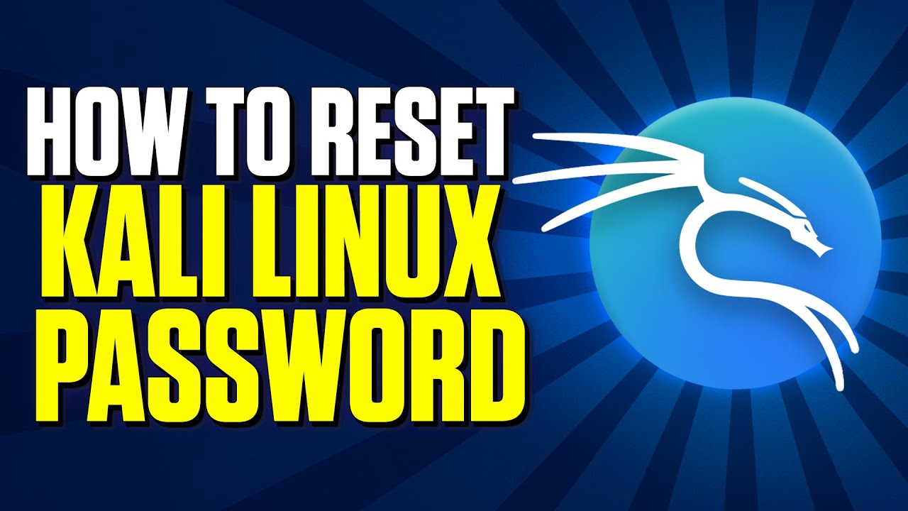 Как сбросить забытый пароль в Kali Linux