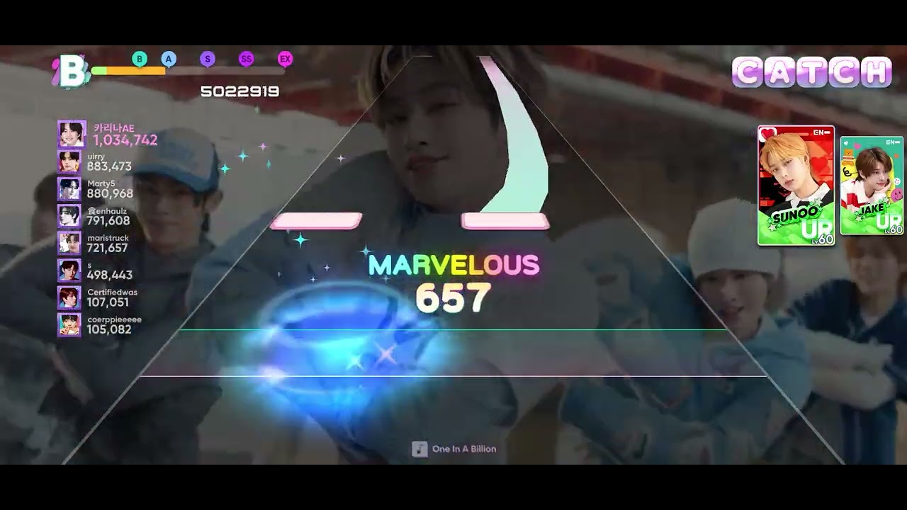 ENHYPEN – One In A Billion || Super hard • All excellent • First place • Catch live || #rhythmgame