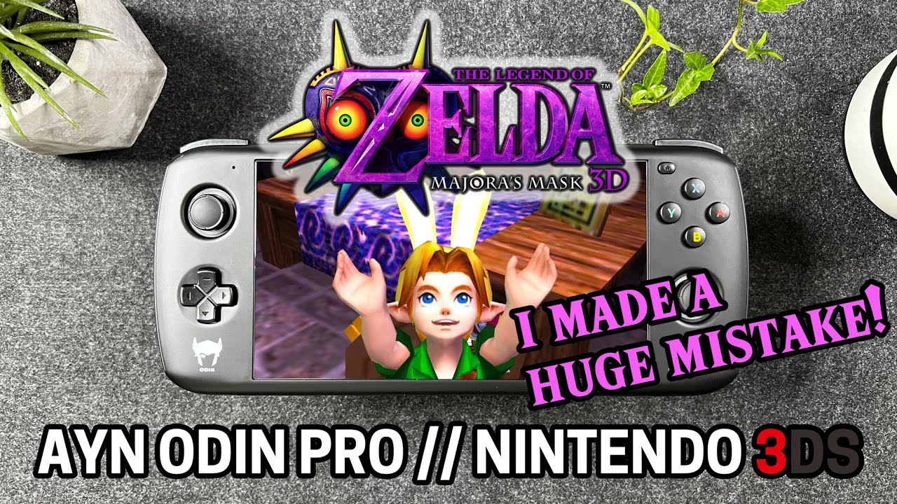 AYN Odin Pro // Zelda Majora's Mask 3D - HUGE PERFORMANCE BOOST