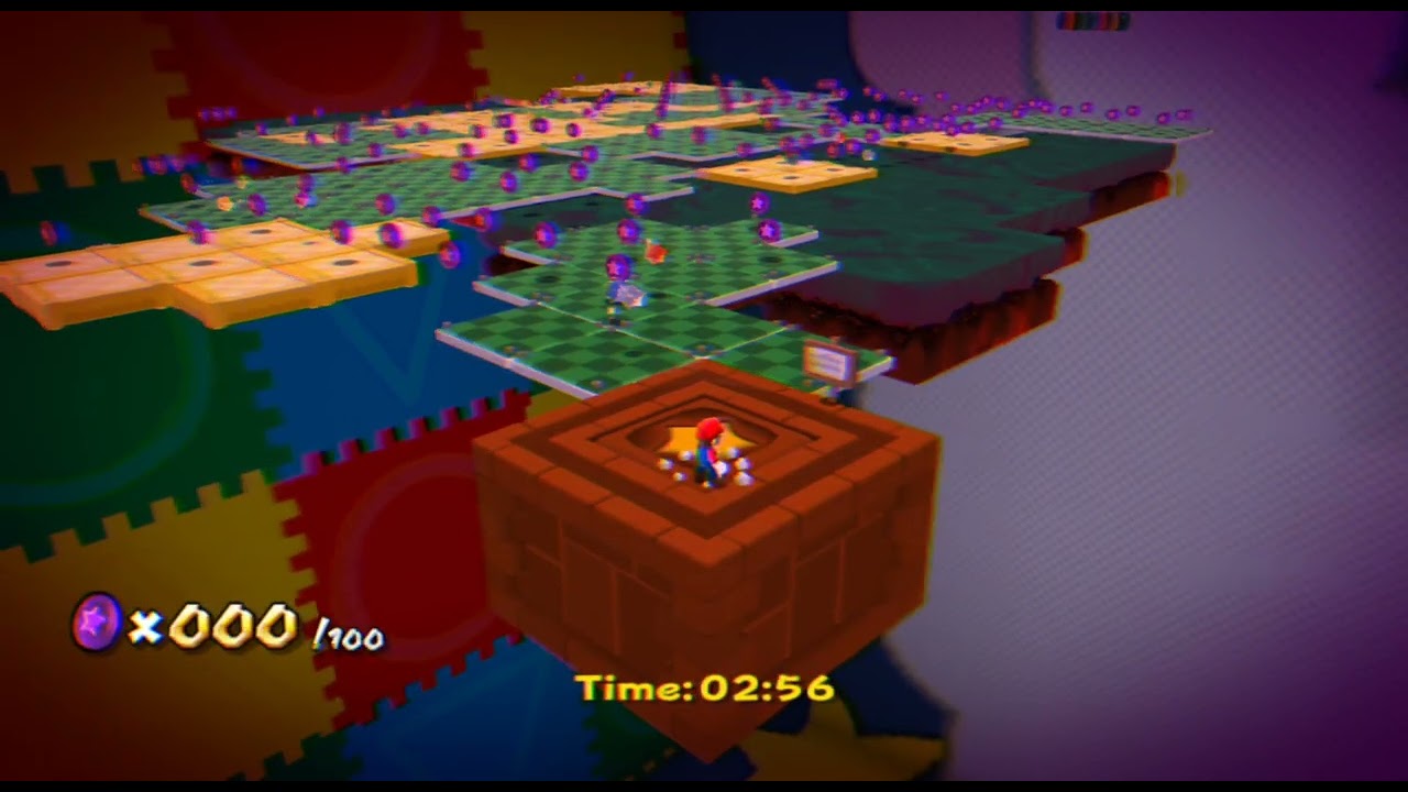 Super Mario Galaxy Purple Coin Comet slowed and reverb 