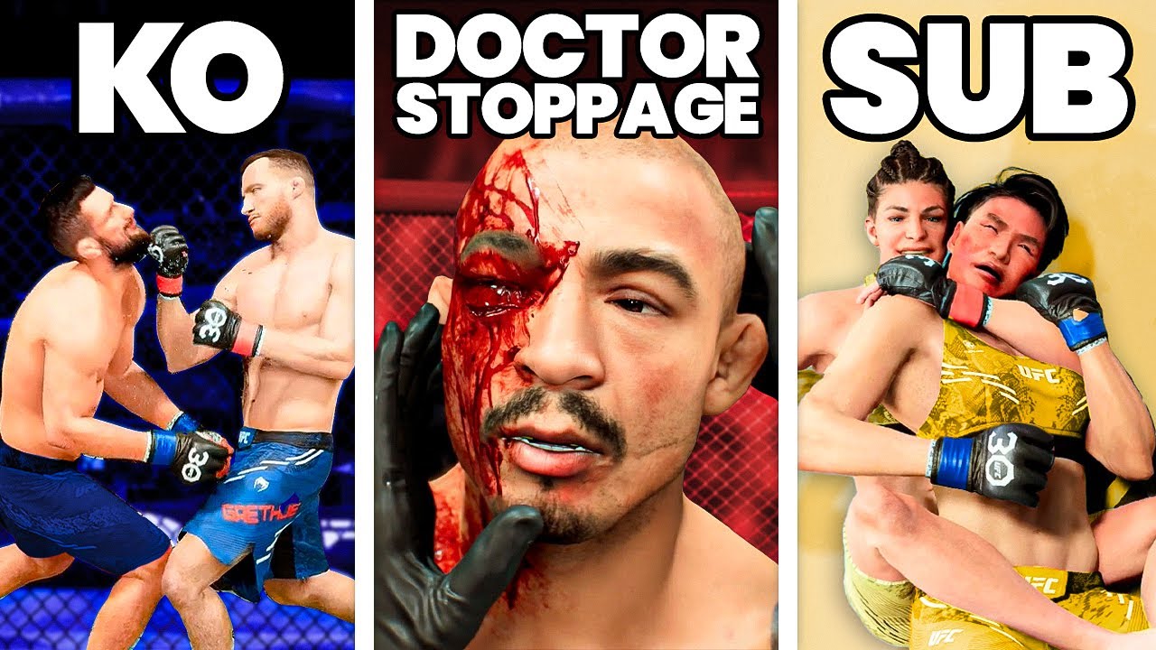 Я выиграл бой, используя ВСЕ методы в UFC 5