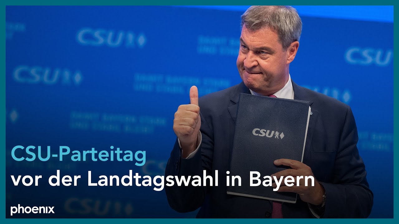 LIVE aus München: CSU-Parteitag