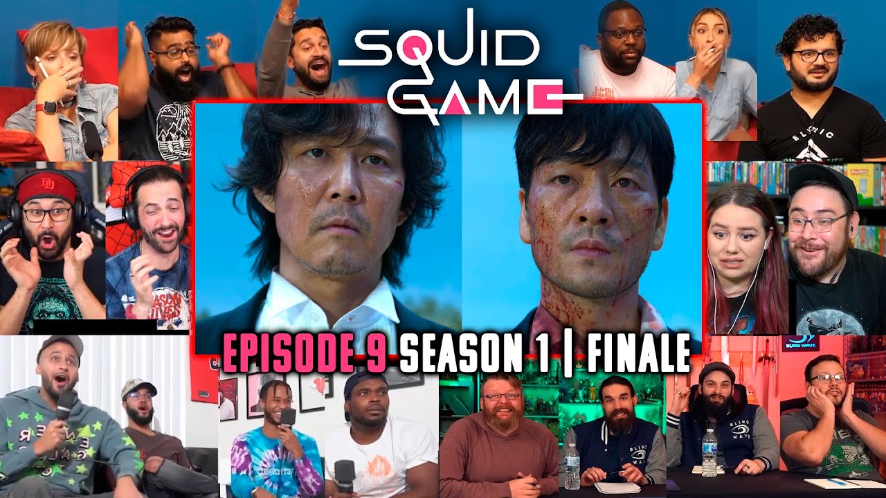 SQUID GAME Episode 9 Season 1 Reaction Mashup | FINALE