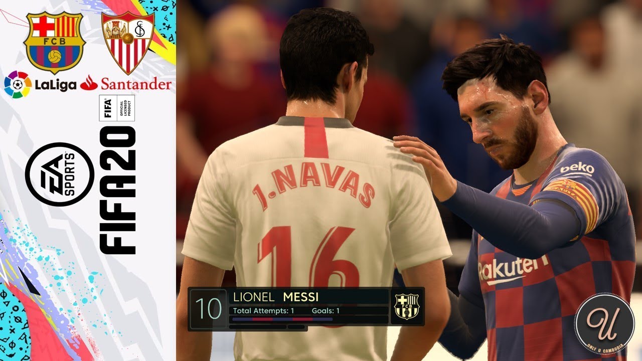 FIFA 20 | La Liga 19-20 FC Barcelona vs Sevilla FC | Gameplay PC