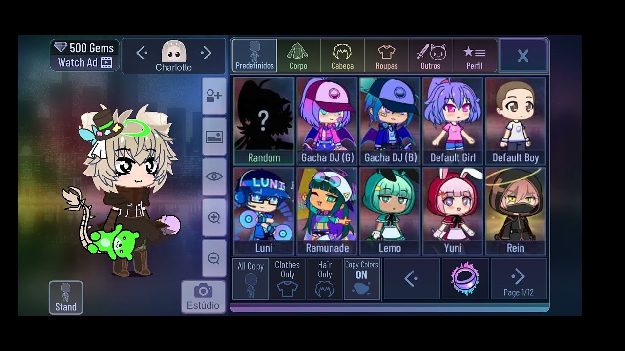 Jogando club gacha pela primeira vez!!