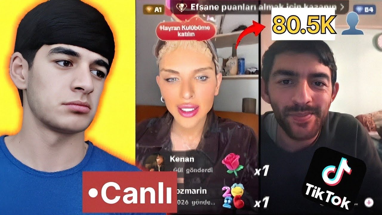 TikTokda Canlı Yayını 80000 İnsan İzləyir 😱(Velizar)