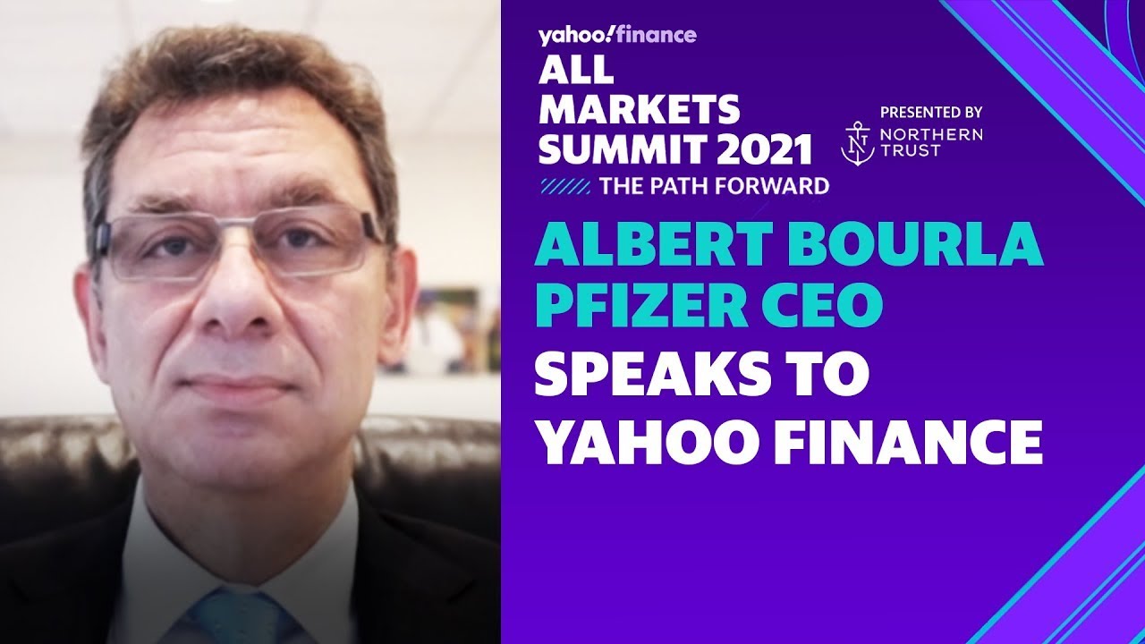 Albert Bourla Pfizer CEO speaks to Yahoo Finance