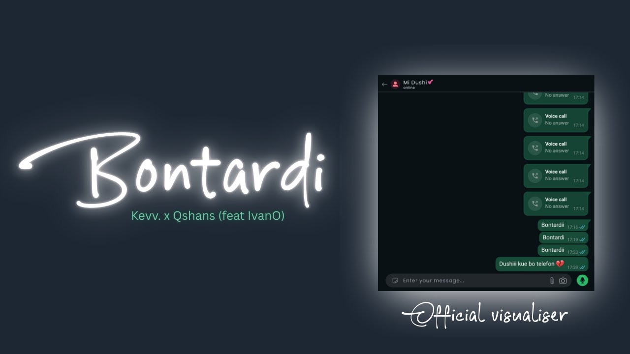 Kevv. x Qshans - Bontardi (feat IvanO) [OFFICIAL VISUALISER]