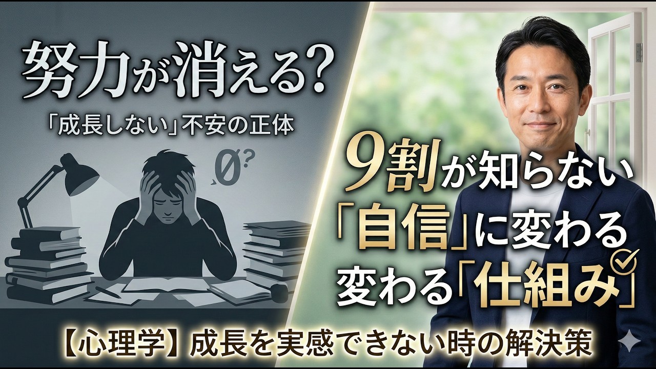 「頑張っているのに、成長を感じない」あなたが今すぐ確認すべき1つのデータ