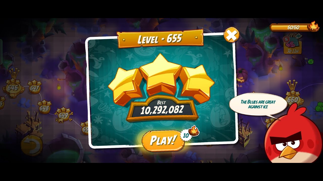 Angry Birds 2 | Rescuer | Level 655 | Hitting Fun | Angry Bird 2 Show
