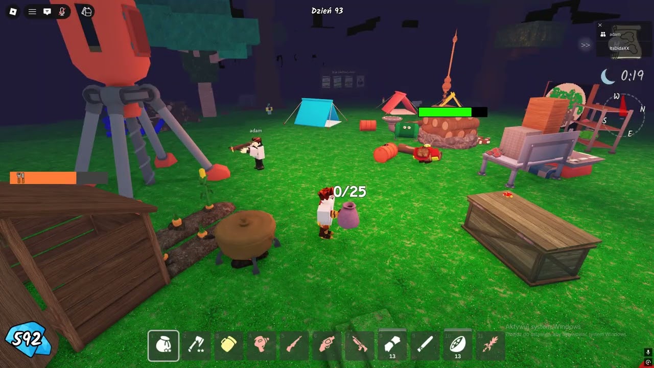 Roblox, ale nie mogę dotknąć koloru czerwonego