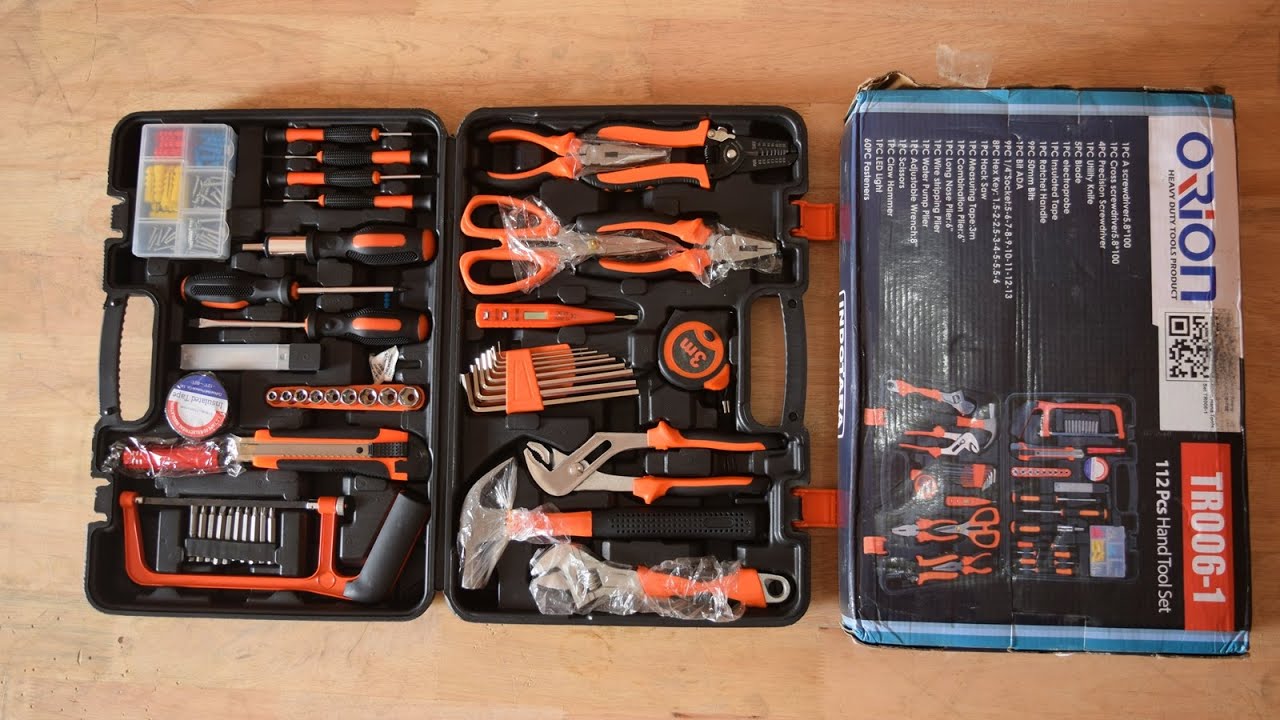 UNboxing Tools kelas rumahan yang murah parah! - ORION TR006-1 HAND TOOL SET