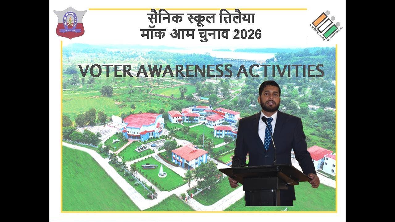 SAINIK SCHOOL TILAIYA MOCK ELECTION 2026 (Part  1)