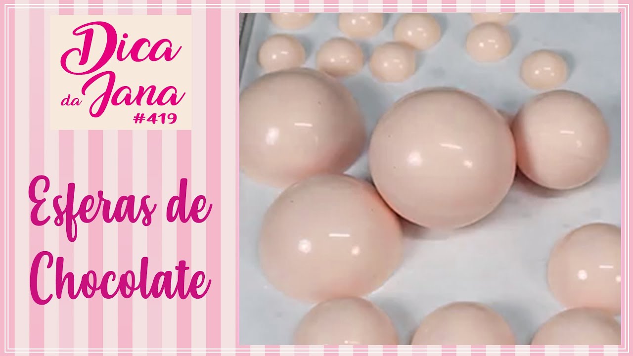 Esferas de Chocolate - Dica da Jana #419