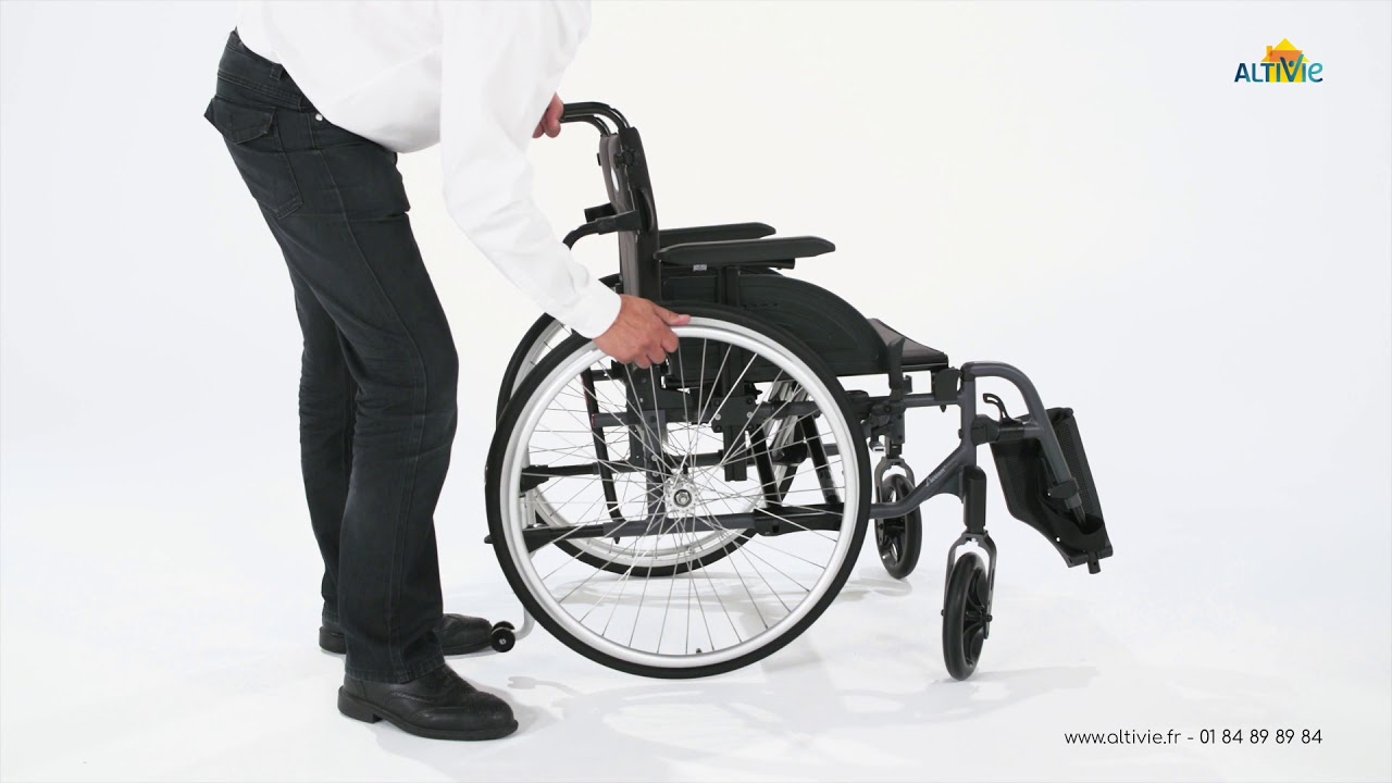 Découvrez notre fauteuil roulant léger - Altivie