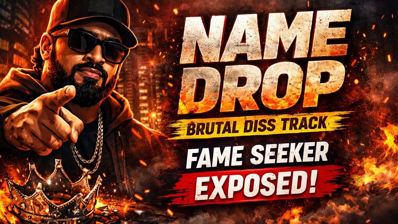 NAME DROP 🔥 Lazras Brutal Diss Track | Hindi Rap 2026 ✅